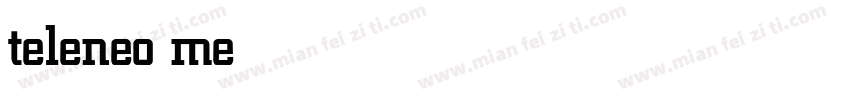 teleneo medium字体转换